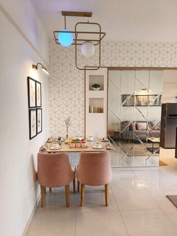 Living Room in 1 BHK Apartment at Godrej Vihaa, Badlapur East – for Sale