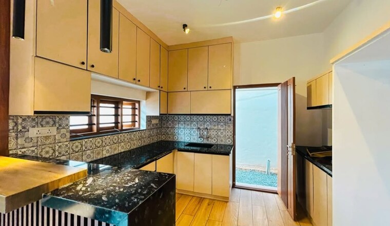 Kitchen, olavakkode 3 Bedroom 1200 Sq.Ft. Villa In Olavakkode Palakkad 8638067