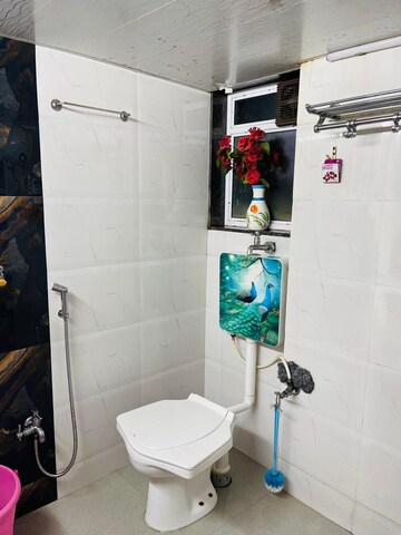 Bathroom in 4 BHK Apartment at Ostwal Asha Deep, Mira Road – for Sale