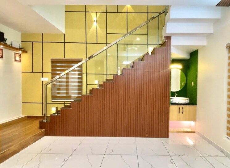 Balcony, railway colony 3 Bedroom 1100 Sq.Ft. Villa In Railway Colony Palakkad 8638100