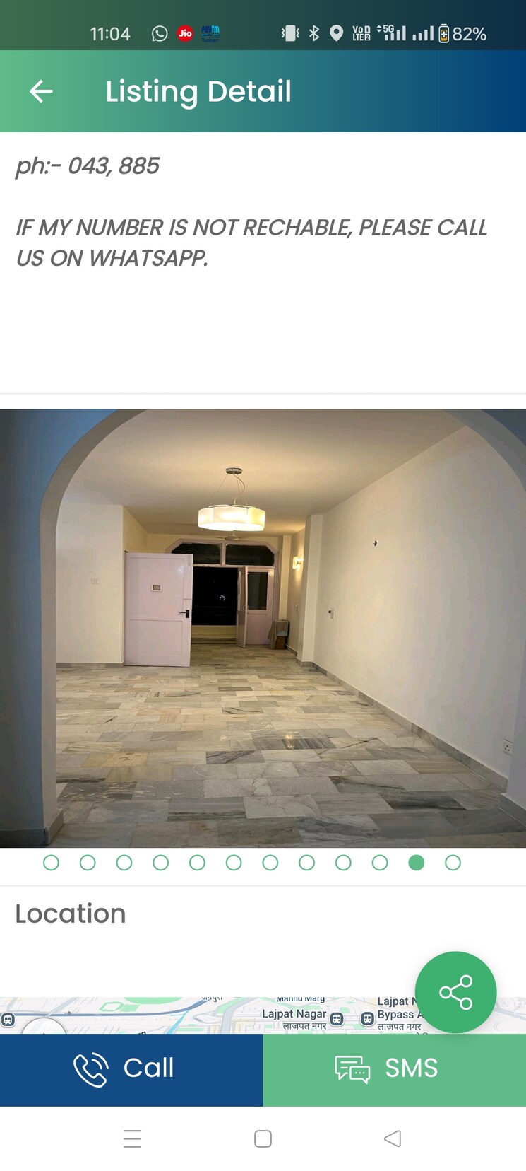 undefined, new rajinder nagar 1 Bedroom 450 Sq.Ft. Independent House In New Rajinder Nagar Delhi 8638351