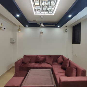 Living Room in 2 BHK Builder Floor at Malviya Nagar – for Rent