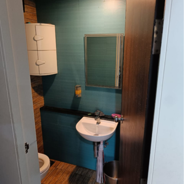 Bathroom in 2 BHK Apartment at Lodha Quality Home Tower 2, Saket Complex – for Rent