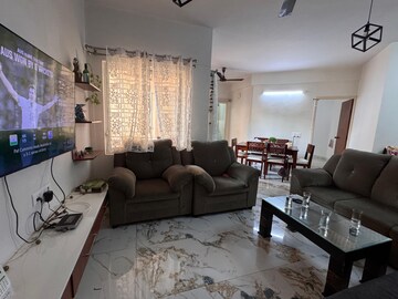 Living Room in 3 BHK Apartment at NR Windgates, Thanisandra Main Road – for Rent