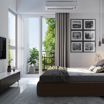 Bedroom in 2 BHK Apartment at Godrej Park Ridge, Manjari – for Sale