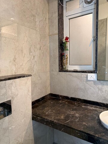 Bathroom in 2 BHK Apartment at LnT Realty Crescent Bay, Parel – for Rent