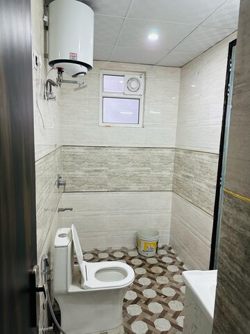 Bathroom in 3 BHK Builder Floor at Ansal Sushant Lok I, Sector 43 – for Rent