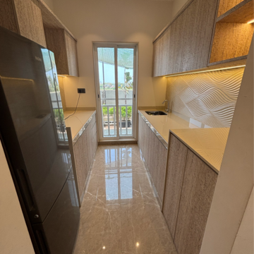 Kitchen in 1 BHK Apartment at Raunak Fortuna, Padle – for Sale