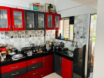 Kitchen in 1 BHK Apartment at Duville Riverdale Suites, Kharadi – for Rent