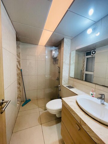 Bathroom in 2.5 BHK Apartment at L & T Emerald Isle Tower 15, Powai – for Rent