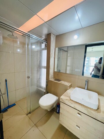 Bathroom in 2.5 BHK Apartment at L & T Emerald Isle Tower 15, Powai – for Rent