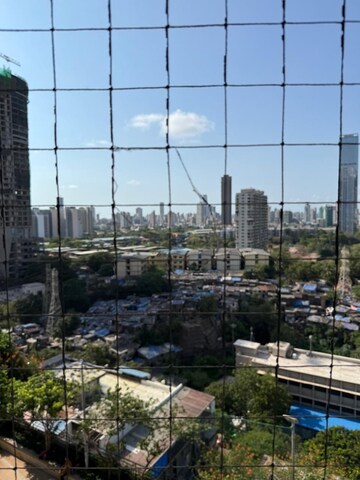 Balcony in 2 BHK Apartment at LnT Realty Crescent Bay, Parel – for Rent