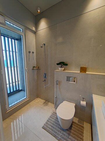 Bathroom in 4 BHK Apartment at Juinagar – for Sale