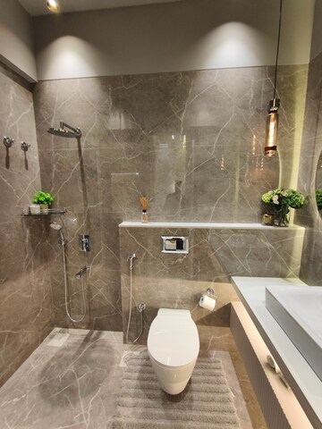 Bathroom in 4 BHK Apartment at Juinagar – for Sale