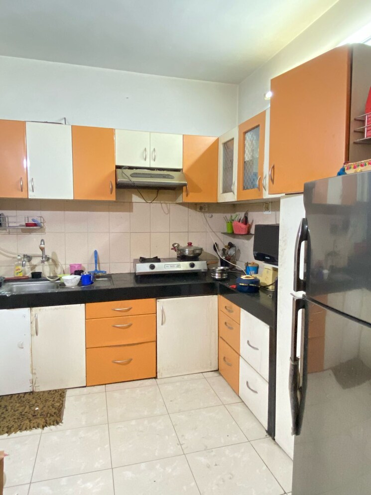 Kitchen, duville-riverdale-heights 2.5 Bedroom 1300 Sq.Ft. Apartment In Kharadi Pune 8639466