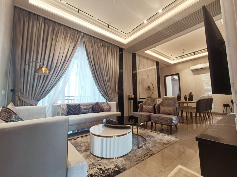 Living Room, kharar road 3 Bedroom 1995 Sq.Ft. Apartment In Kharar Road Mohali 8639588