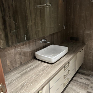 Bathroom in 4 BHK Builder Floor at Defence Colony – for Sale