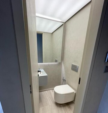 Bathroom in 3 BHK Apartment at Lodha The World Towers World One Tier 2, Worli – for Rent