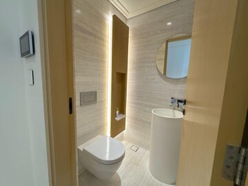 Bathroom in 3 BHK Apartment at Lodha The World Towers World One Tier 2, Worli – for Rent