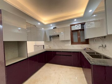 Kitchen in 3 BHK Builder Floor at Freedom Fighters Enclave – for Rent