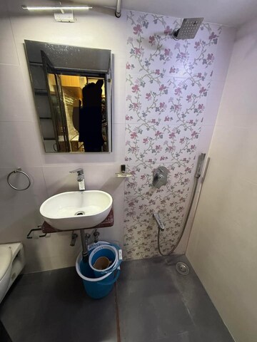Bathroom in 1 BHK Apartment at Lokhandwala Complex – for Rent