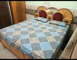 Bedroom in 2 BHK Independent House at MS Enclave Zirakpur, Dhakoli – for Sale