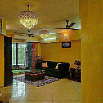 Living Room in 2 BHK Apartment at Lakshachandi Heights, Goregaon East – for Rent