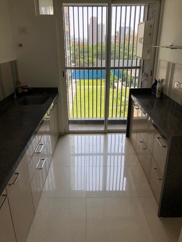 Balcony in 2 BHK Apartment at Courtyard by Narang Realty and The Wadhwa Group, Pokhran Road No Two – for Rent