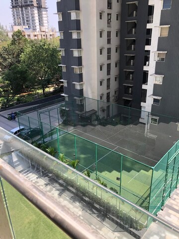 Balcony in 2 BHK Apartment at Courtyard by Narang Realty and The Wadhwa Group, Pokhran Road No Two – for Rent