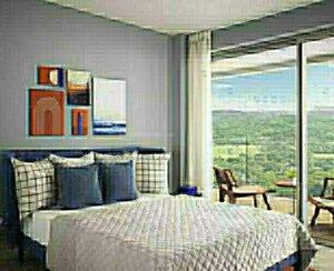 Bedroom in 3 BHK Apartment at Oberoi Exquisite Goregaon, Goregaon East – for Sale