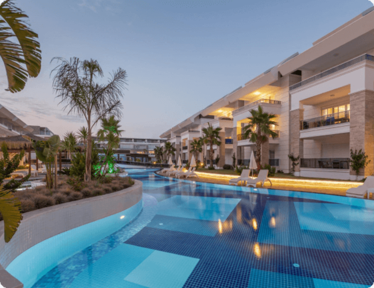 Swimming Pool, adarsh-parkland 2 Bedroom 990 Sq.Ft. Apartment In Panathur Bangalore 8640618