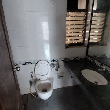 Bathroom in 2 BHK Apartment at K Raheja Heights, Sankalp Colony – for Rent