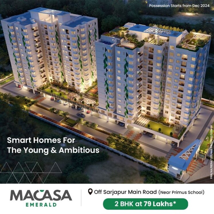 Master Plan, mana-macasa-emerald 2 Bedroom 1060 Sq.Ft. Apartment In Choodasandra Bangalore 8640664
