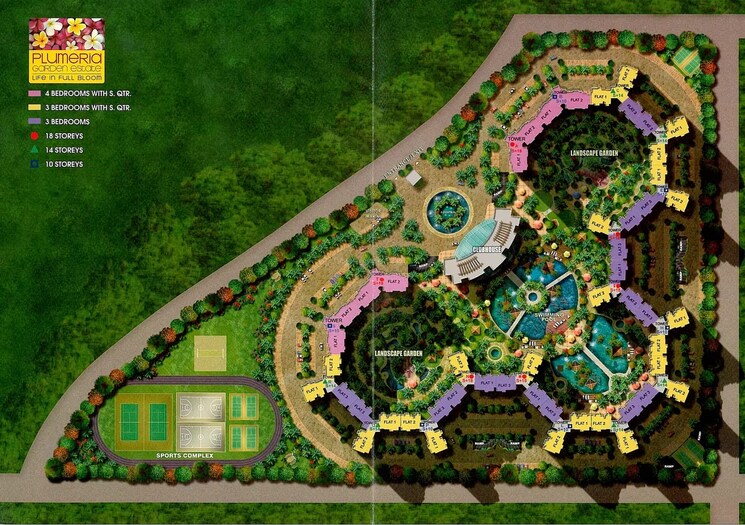 Master Plan, uppal-plumeria-garden-estate 3 Bedroom 1737 Sq.Ft. Apartment In Omicron Iii Greater Noida Greater Noida 8640671