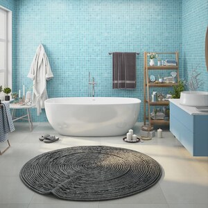 Bathroom in 3 BHK Apartment at Cybercity Trevita, Kothaguda – for Sale