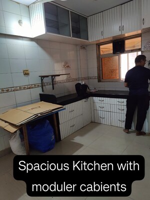 Kitchen in 2 BHK Apartment at Vasai Green Park CHS, Vasai West – for Sale