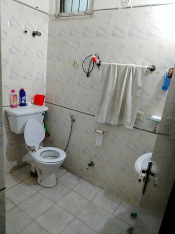 Bathroom in 1 RK Builder Floor at Shyam Park Extension – for Rent