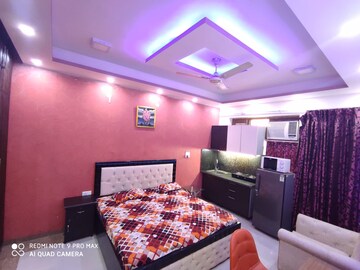 Bedroom in 1 BHK Apartment at Ansal Sushant Apartments, Sushant Lok I – for Rent