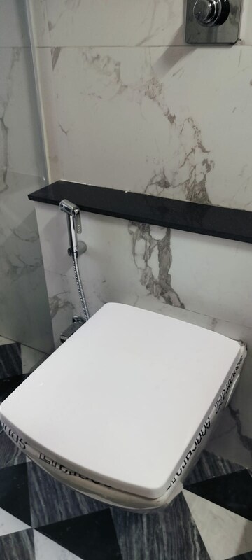 Bathroom in 3 BHK Apartment at Baner – for Rent