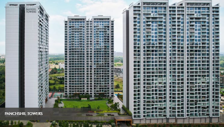 Exterior View, panchshil-towers 4 Bedroom 2500 Sq.Ft. Apartment In Kharadi Pune 8640888