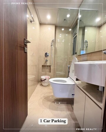 Bathroom in 2 BHK Apartment at Hiranandani Gardens, Powai – for Rent