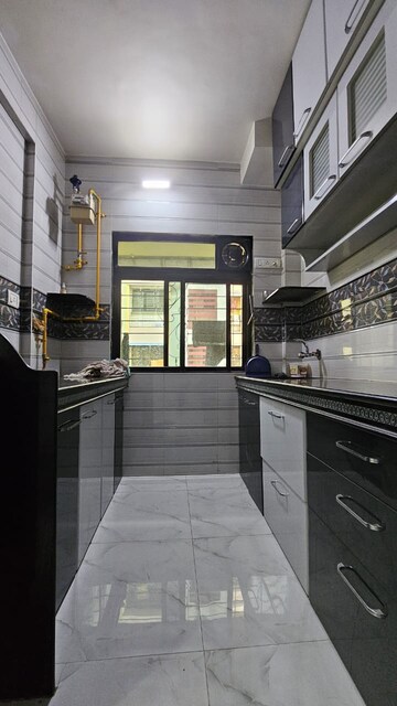 Kitchen in 1 BHK Apartment at SB Blu Pearl, Virar West – for Rent