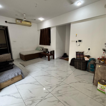 Living Room in 2 BHK Apartment at Raymond Ten X Habitat, Swastik Garden – for Rent