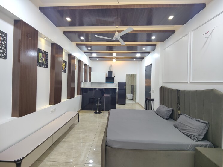 Kitchen, baani-square Studio 600 Sq.Ft. Builder Floor In Sector 50 Gurgaon 8640952