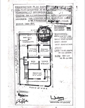 3 BHK Independent House For Sale in West Marredpally