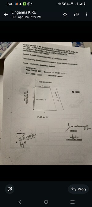  Plot For Sale in East Marredpally