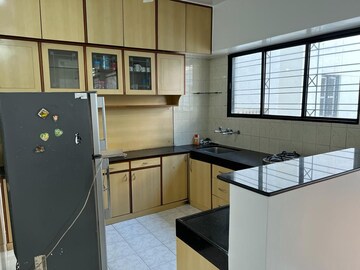 Kitchen in 2.5 BHK Apartment at Rachna Garden Estate, Aundh – for Rent