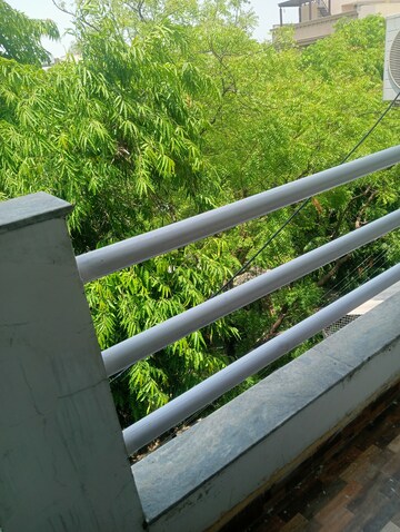 Balcony in 3 BHK Builder Floor at Lajpat Nagar Iii – for Rent
