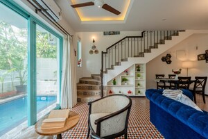 Living Room in 3 BHK Villa at Assagao – for Sale