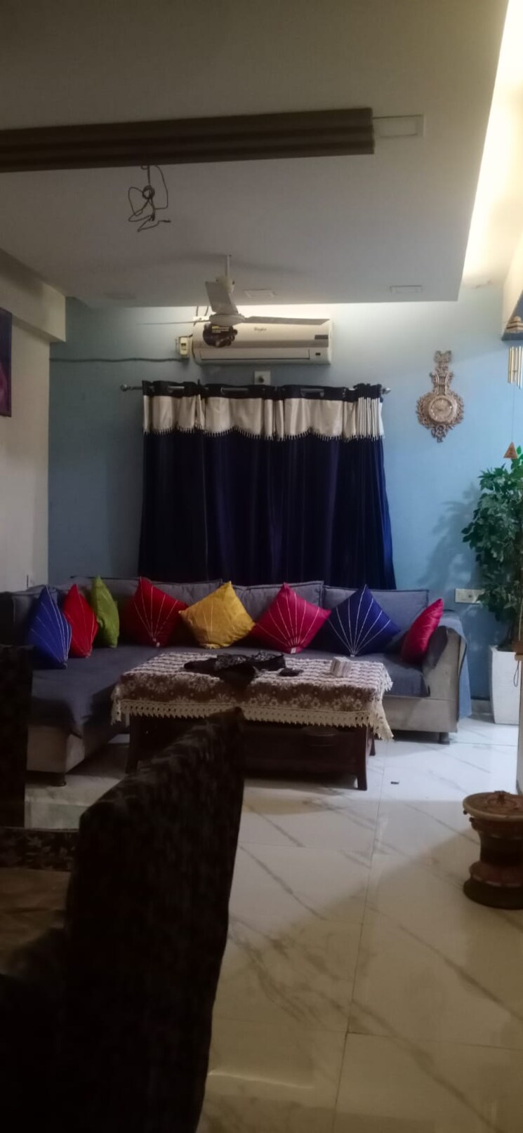 Living Room, law garden 3 Bedroom 1710 Sq.Ft. Apartment In Law Garden Ahmedabad 8641099